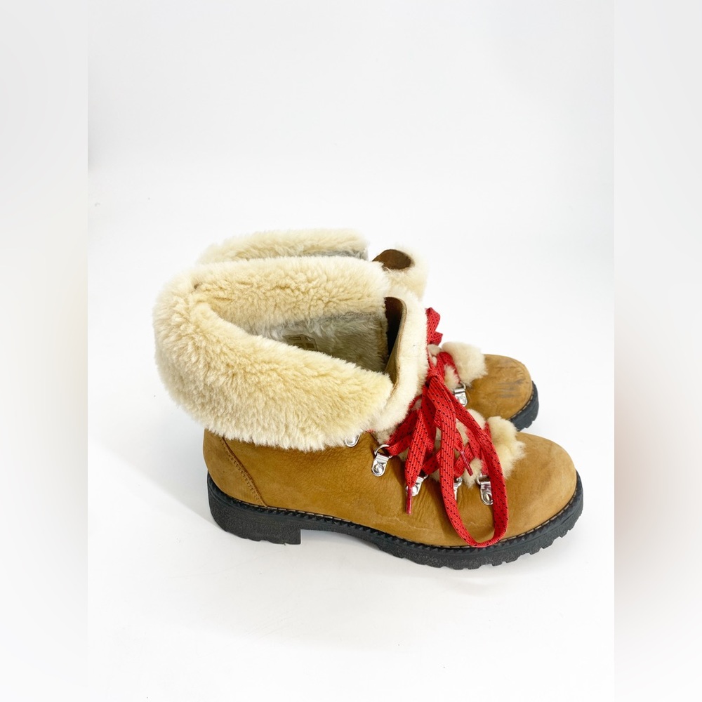 J Crew Nordic Boots in Pecan Glaze Sz 9 - Picture 8 of 10